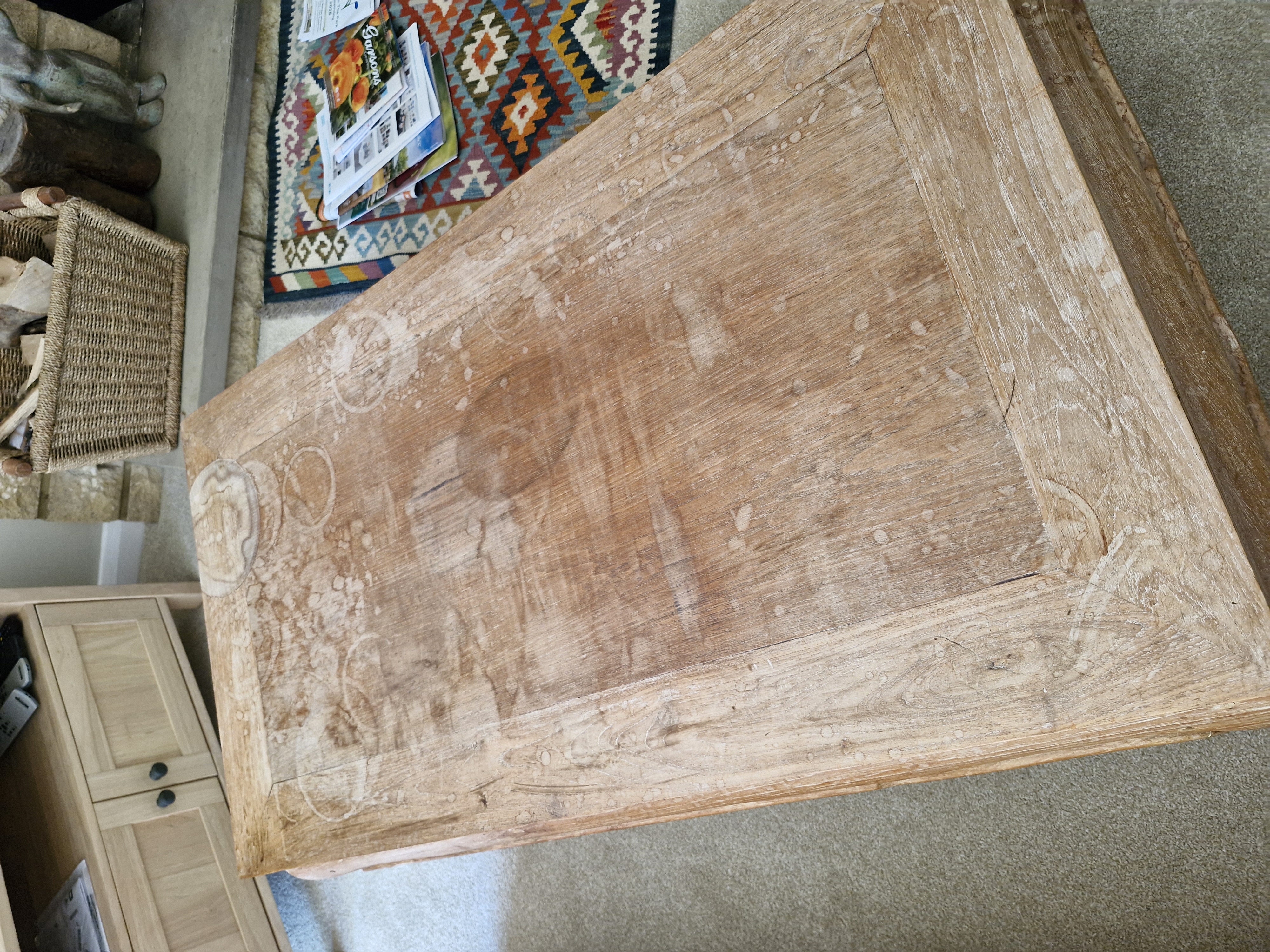 Water Damaged Table