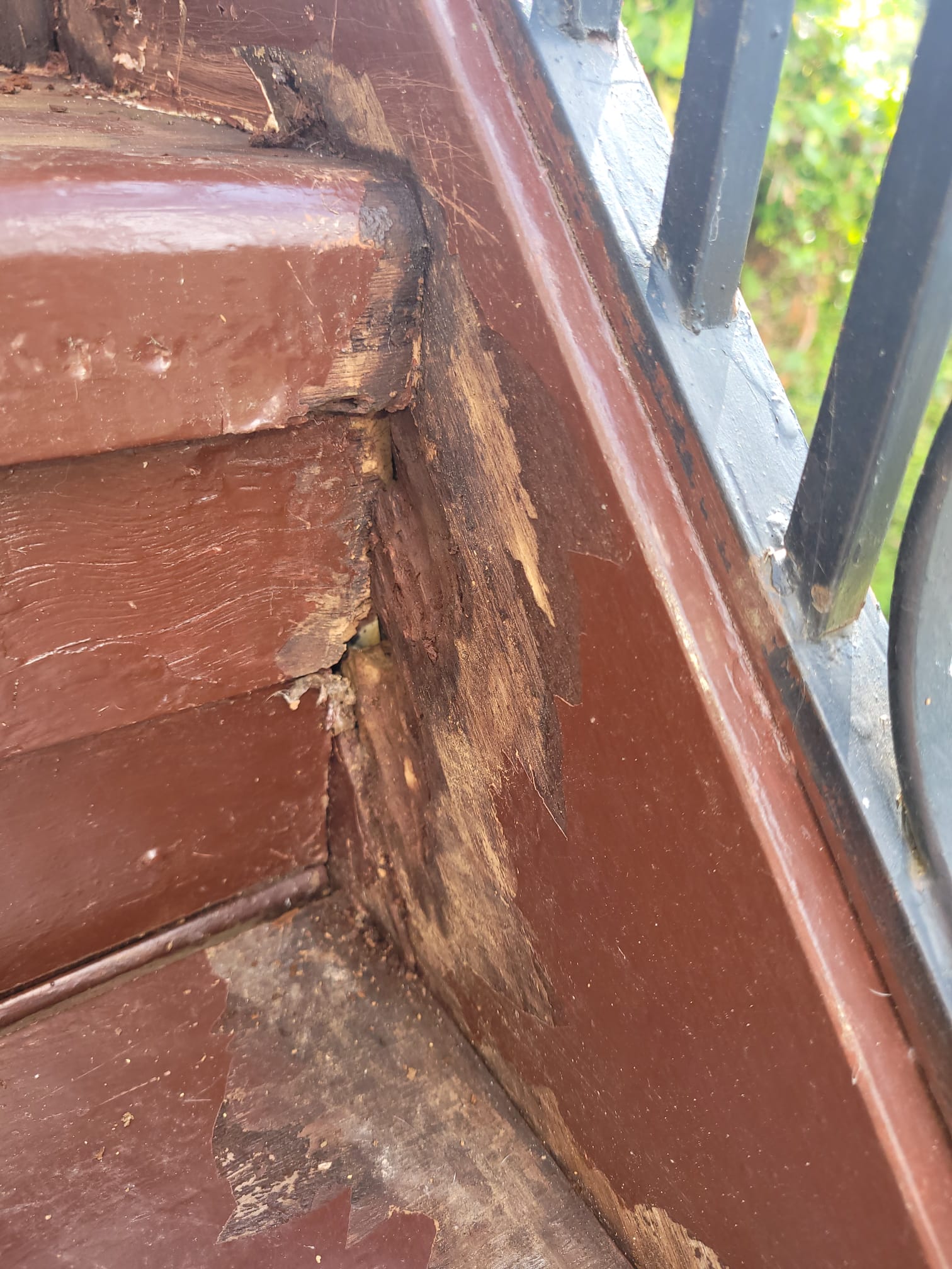 Rotted Step Corner