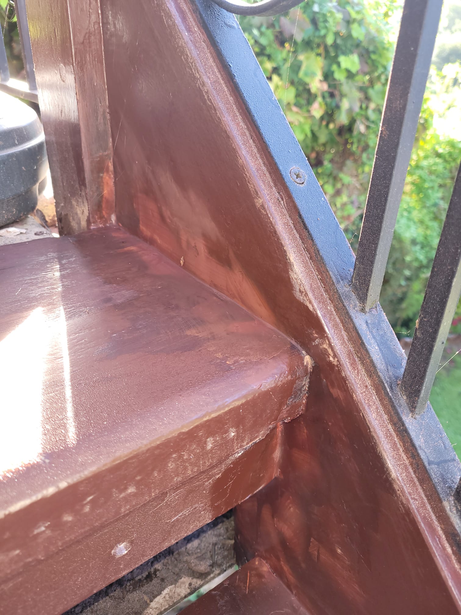 Repaired Step Corner